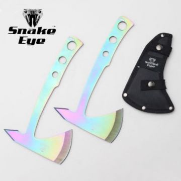SNAKE EYE 2PCS THROWING AXE SET 9.5" OVERALL